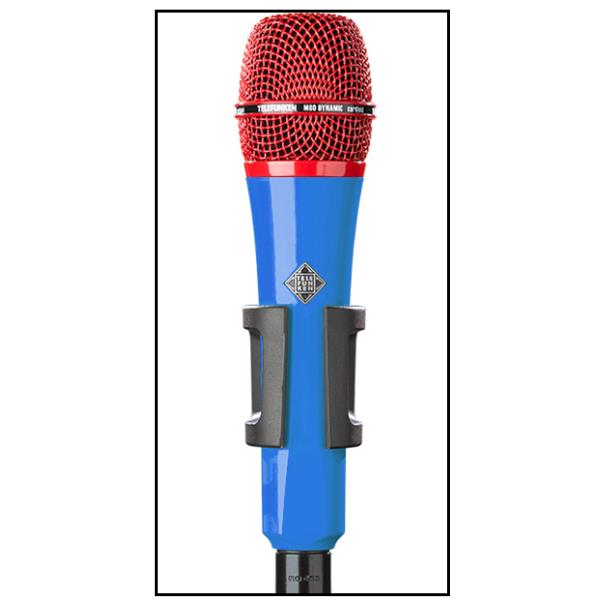 ダイナミックマイクTELEFUNKEN ElektroakustikM80 Body=Blue / Grill=Red
