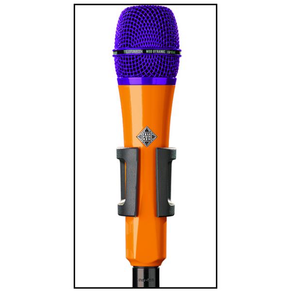 ダイナミックマイクTELEFUNKEN ElektroakustikM80 Body=Orange / Grill=Purple
