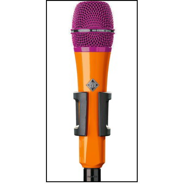 ダイナミックマイクTELEFUNKEN ElektroakustikM80 Body=Orange / Grill=Pink
