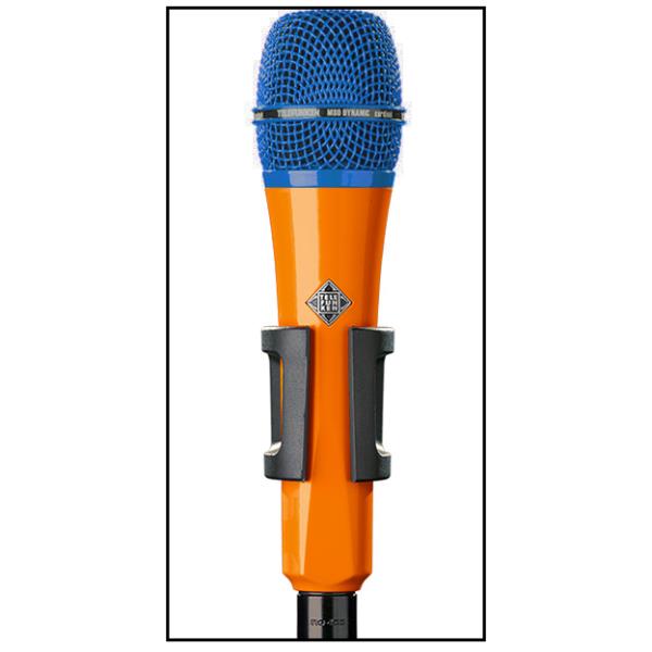 ダイナミックマイクTELEFUNKEN ElektroakustikM80 Body=Orange / Grill=Blue