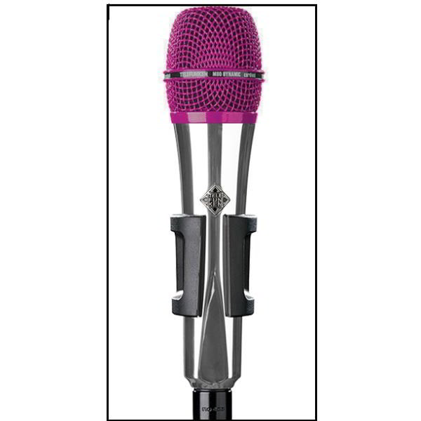 ダイナミックマイク
TELEFUNKEN Elektroakustik
M80 Body=Chrome / Grill=Pink