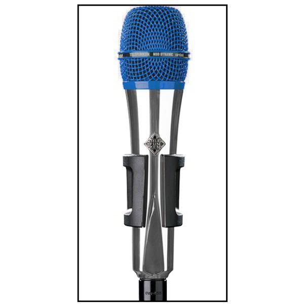 ダイナミックマイク
TELEFUNKEN Elektroakustik
M80 Body=Chrome / Grill=Blue