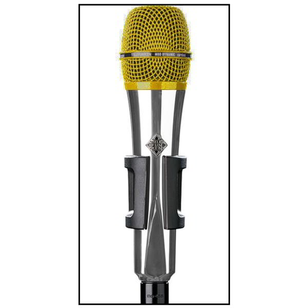 ダイナミックマイクTELEFUNKEN ElektroakustikM80 Body=Chrome / Grill=Yellow詳細ページへ ダイナミックマイクTELEFUNKEN ElektroakustikM80 Body=Chrome / Grill=Yellow