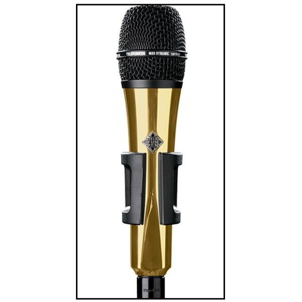 ダイナミックマイクTELEFUNKEN ElektroakustikM80 Body=Gold / Grill=Black詳細ページへ ダイナミックマイクTELEFUNKEN ElektroakustikM80 Body=Gold / Grill=Black