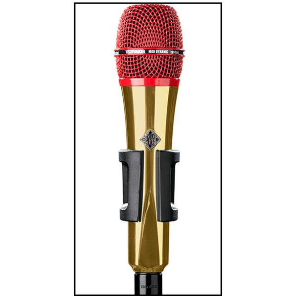 ダイナミックマイクTELEFUNKEN ElektroakustikM80 Body=Gold / Grill=Red詳細ページへ ダイナミックマイクTELEFUNKEN ElektroakustikM80 Body=Gold / Grill=Red