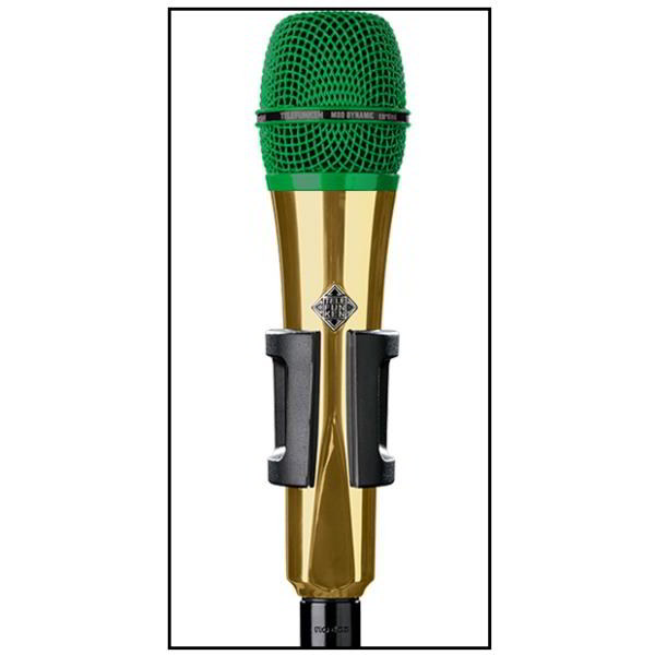 ダイナミックマイクTELEFUNKEN ElektroakustikM80 Body=Gold / Grill=Green詳細ページへ ダイナミックマイクTELEFUNKEN ElektroakustikM80 Body=Gold / Grill=Green