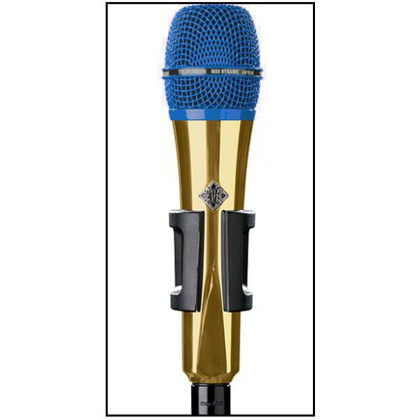 ダイナミックマイクTELEFUNKEN ElektroakustikM80 Body=Gold / Grill=Blue詳細ページへ ダイナミックマイクTELEFUNKEN ElektroakustikM80 Body=Gold / Grill=Blue