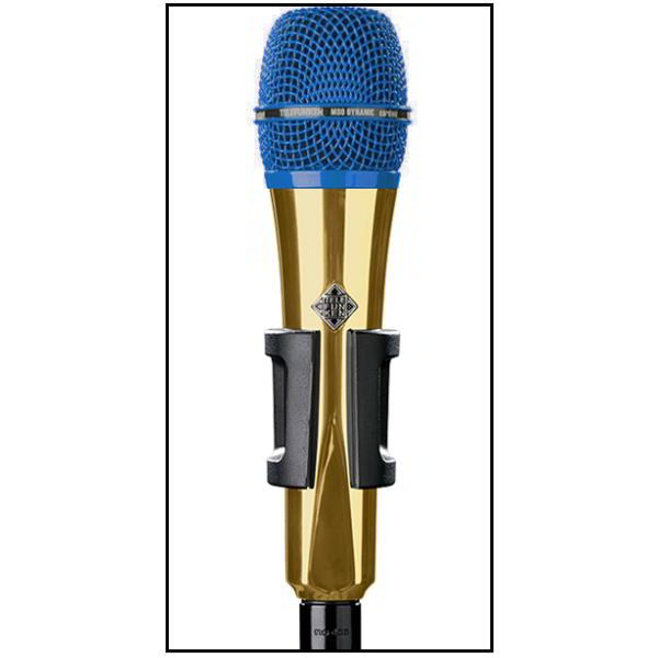 ダイナミックマイク
TELEFUNKEN Elektroakustik
M80 Body=Gold / Grill=Blue