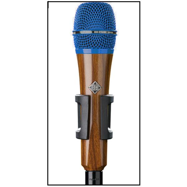 ダイナミックマイクTELEFUNKEN ElektroakustikM80 Body=Dark Wood / Grill=Blue