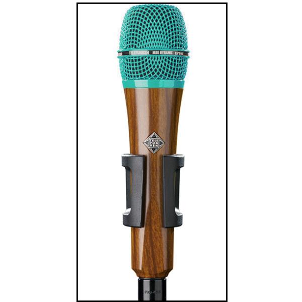 ダイナミックマイクTELEFUNKEN ElektroakustikM80 Body=Dark Wood / Grill=Turquoise