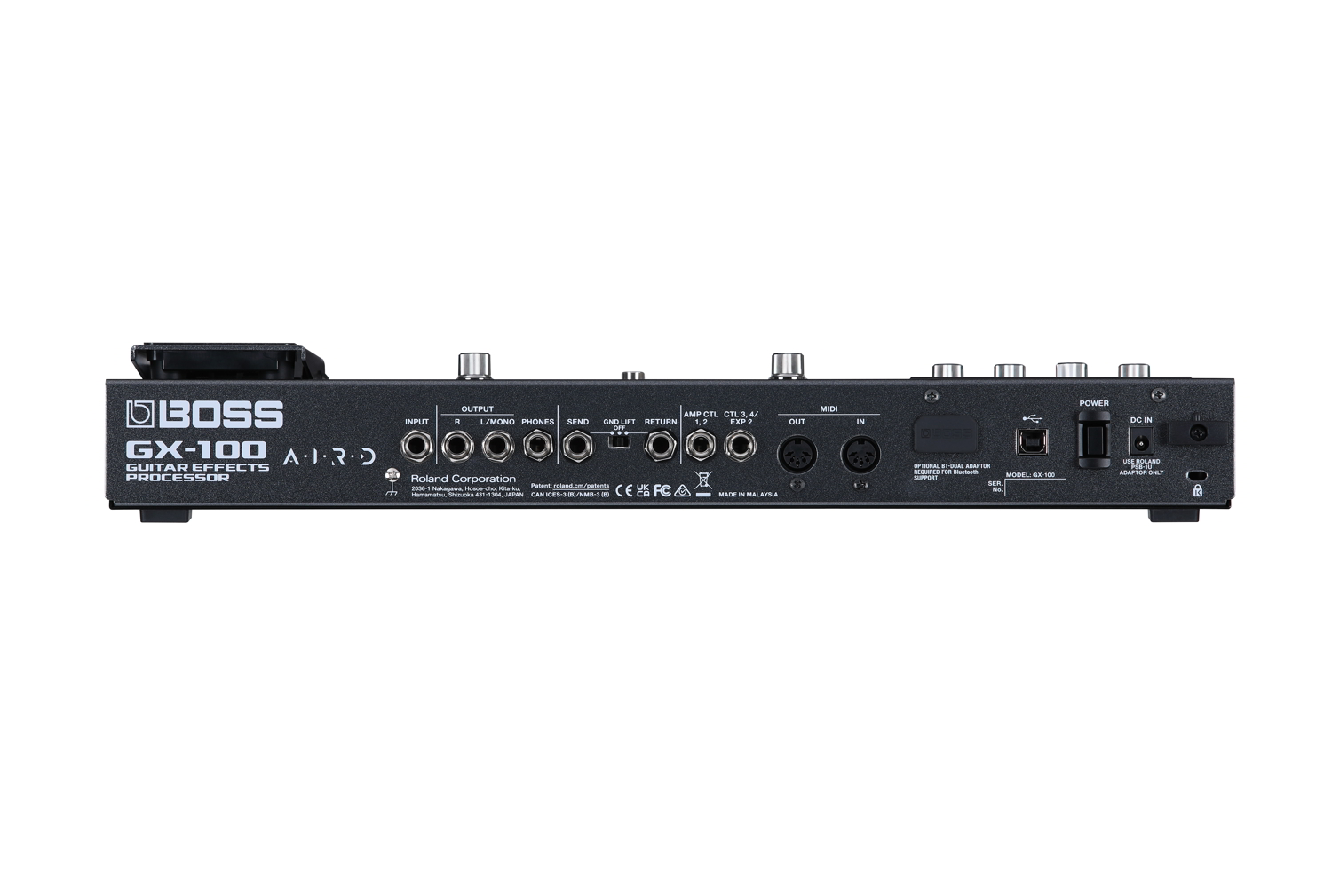 GX-100背面画像 GX-100背面画像
