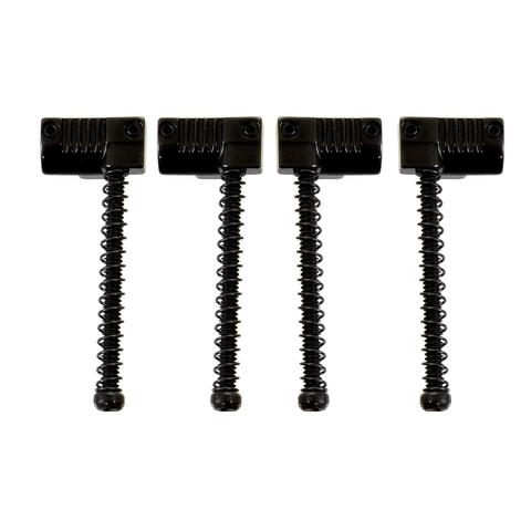 ALLPARTS-ベースサドルBP-2071-003 Set of 4 Grooved Saddles for Omega and Badass Bass Bridge