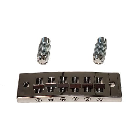 ALLPARTS-ギターブリッジGB-0510-010 Chrome Tunematic Bridge with Post