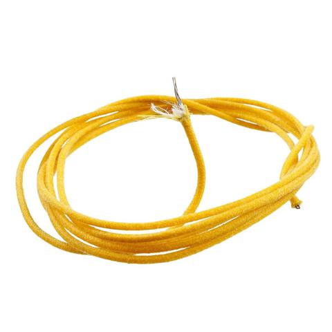 ALLPARTS-配線材GW-0820-020 Cloth Covered Stranded Wire Yellow