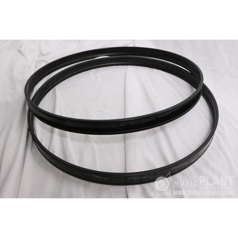 22" Bass Drum Hoop Pair Blackサムネイル