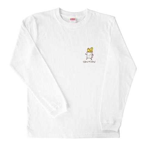 Effects Bakery-TシャツFrench Bread 長袖 T シャツ ホワイト 2XL