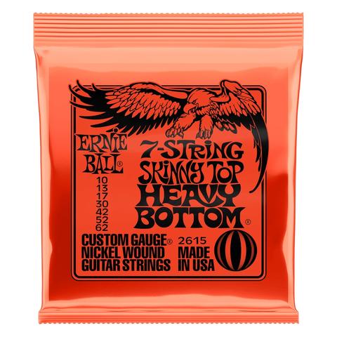 ERNIE BALL-7弦エレキギター弦2615 Skinny Top Heavy Bottom Slinky 7-String 10-62