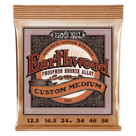 ERNIE BALL-アコギ弦2143 Earthwood Custom Medium Phosphor Bronze 12.5-56