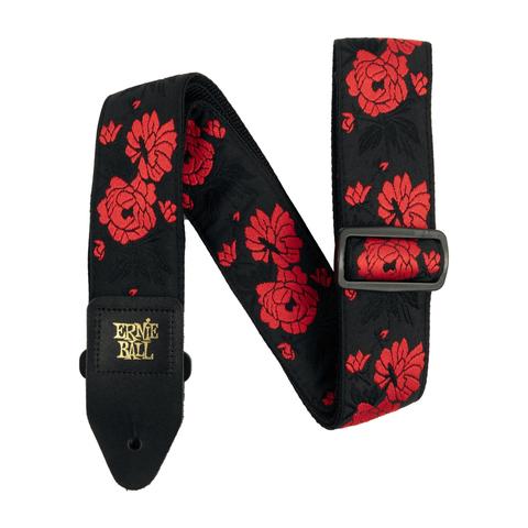 ERNIE BALL-ギター/ベース用ストラップTango Rose Jacquard Strap