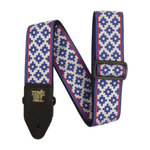 ERNIE BALL-ギター/ベース用ストラップBlue Crux Jacquard Strap