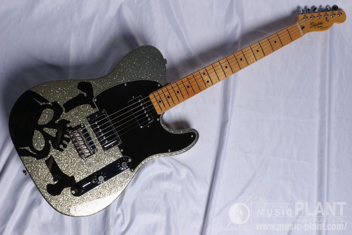 Squier テレキャスターHARUNA Telecaster Dark Silver Sparkle中古 ...