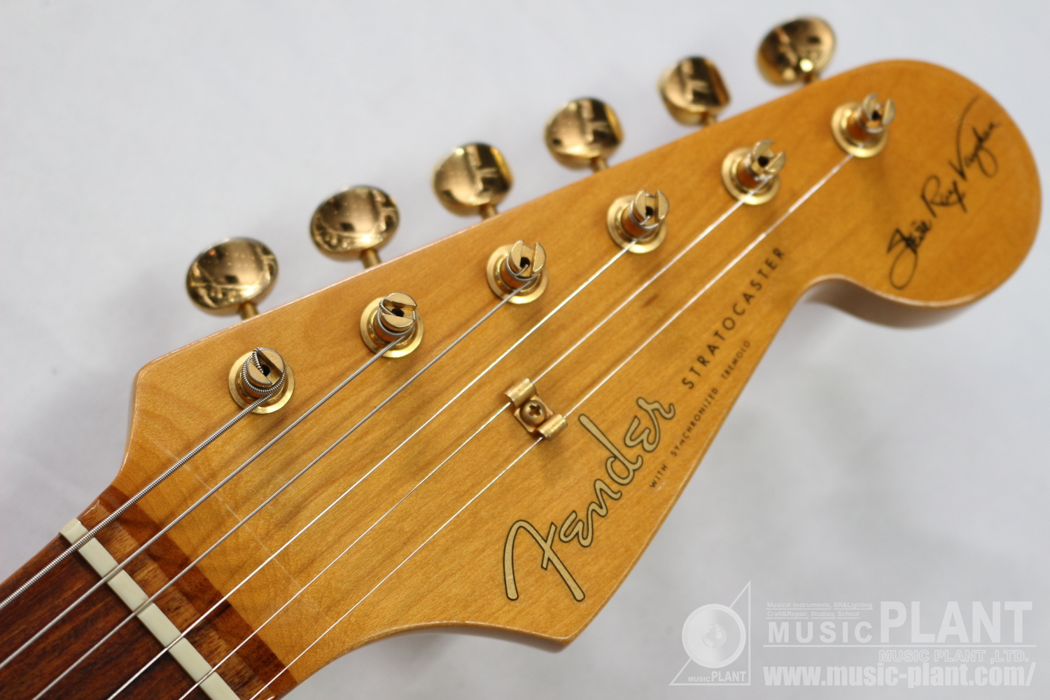 1992 Stevie Ray Vaughan SRV Stratocaster 3TSヘッド画像