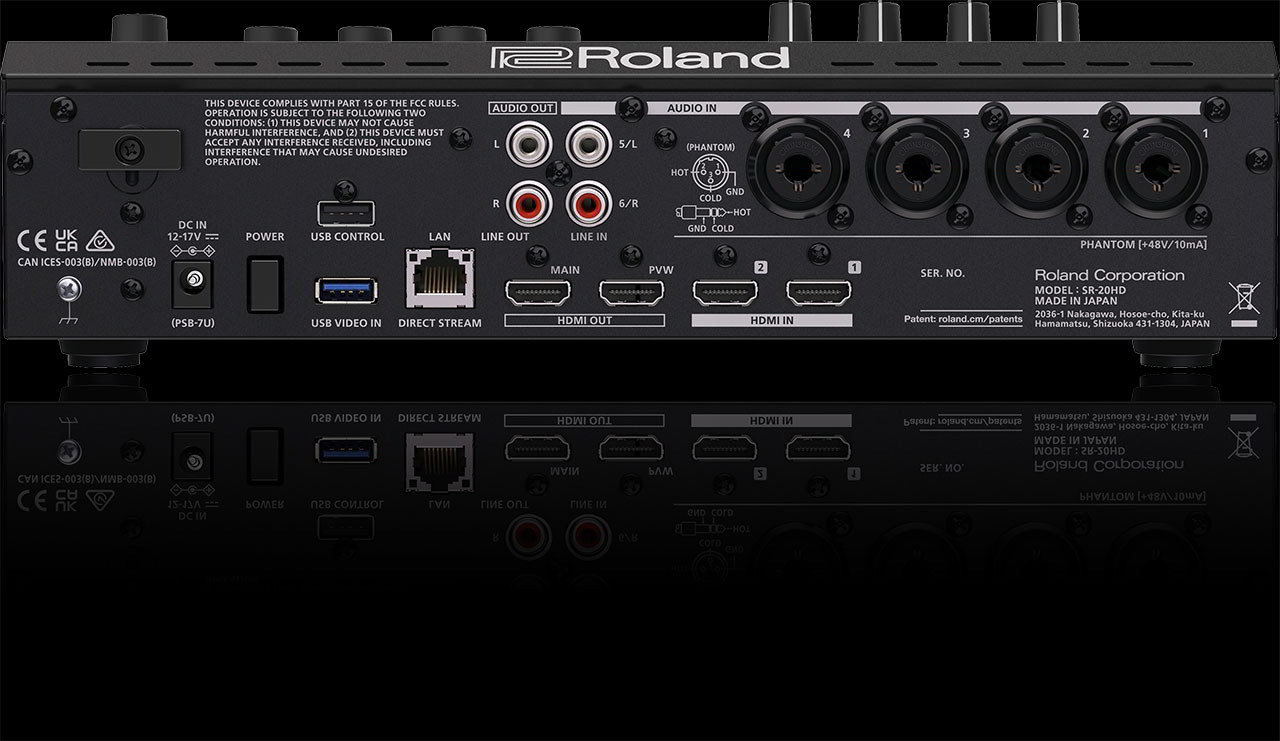 SR-20HD背面画像 SR-20HD背面画像