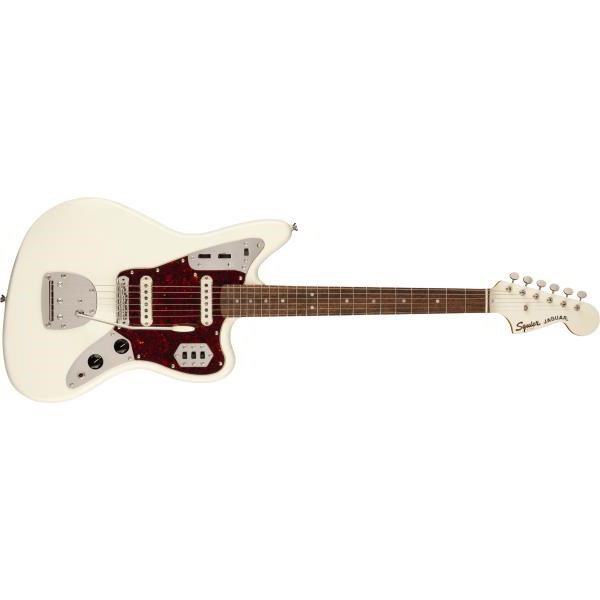 FSR Classic Vibe '60s Jaguar®, Laurel Fingerboard, Tortoiseshell Pickguard, Matching Headstock, Olympic Whiteサムネイル
