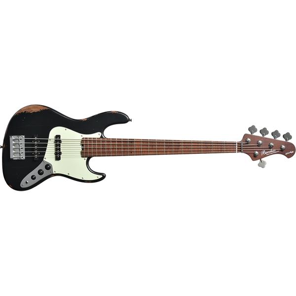 Bacchus-5弦エレキベースWL5-AGED/RSM BLK-AGED