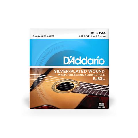 D'Addario-マカフェリギター専用弦EJ83L Regular Light, Ball End 10-44