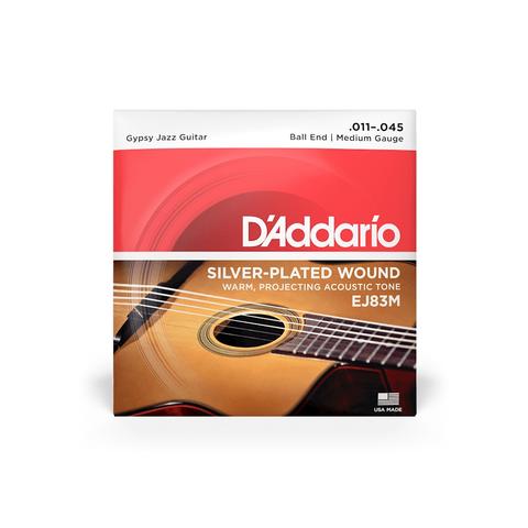 D'Addario-マカフェリギター専用弦EJ83M Medium, Ball End 11-45