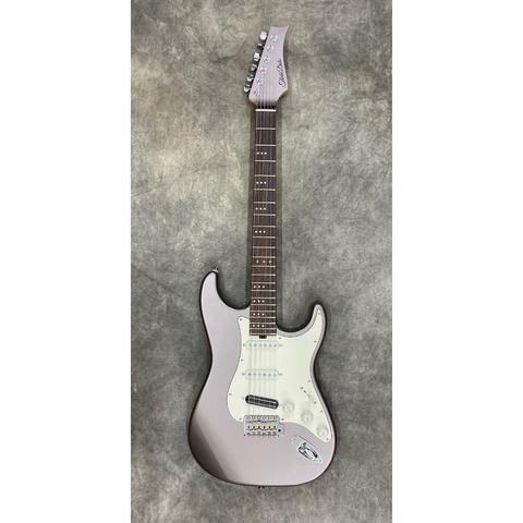 Three Dots Guitars-エレキギターS Rosewood Dolphin Gray Metallic Matching Head
