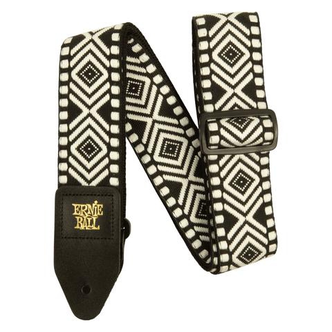 ERNIE BALL-ギター/ベース用ストラップWhite Savannah Jacquard Strap