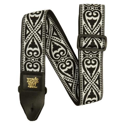 ERNIE BALL-ギター/ベース用ストラップBlack Heart Jacquard Strap