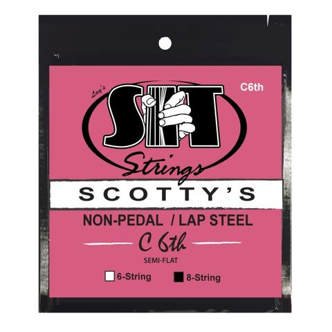 SIT-ラップスチール用セミフラット弦SC8C6TH 8弦
