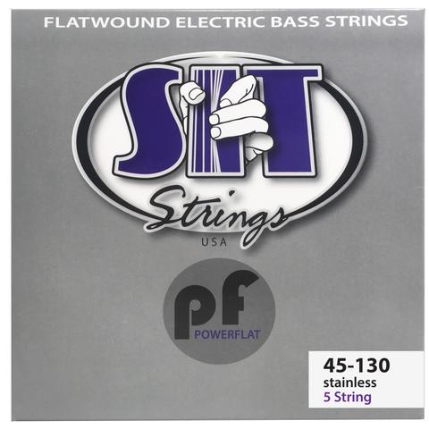 SIT-5弦フラットワウンドエレキベース弦PF5-45130L 5弦