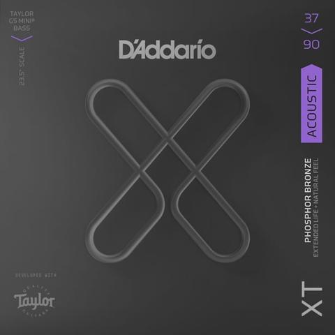 D'Addario-Taylor GS Mini用アコースティックベース弦XTB3790GS XT Bass Phos. Br, Cust. Light, GS Mini, 37-90