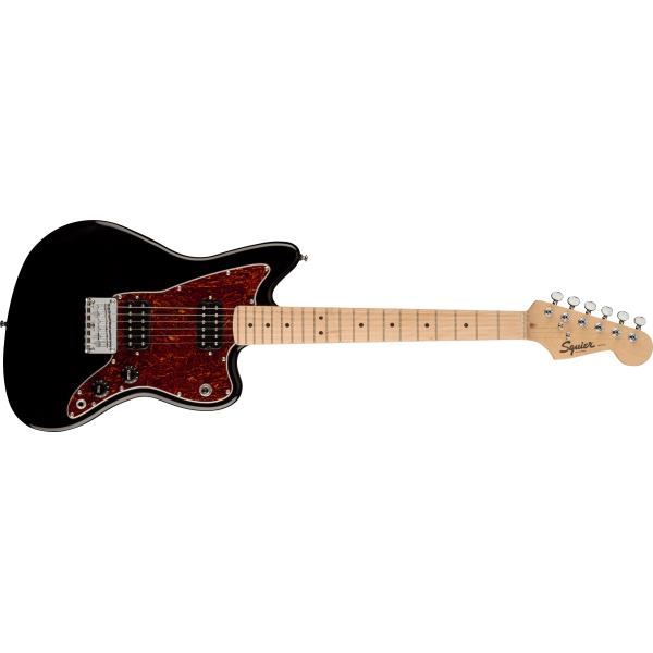 FSR Mini Jazzmaster® HH, Maple Fingerboard, Tortoiseshell Pickguard, Blackサムネイル