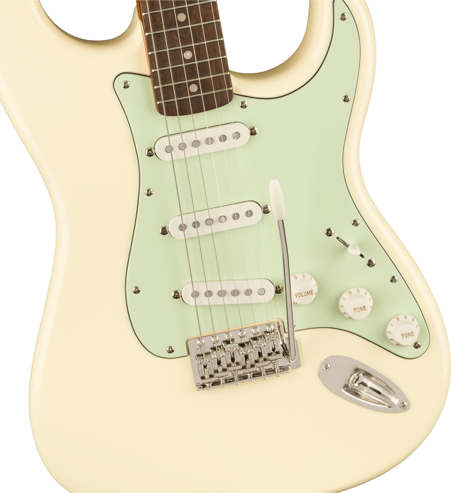 FSR Classic Vibe '60s Stratocaster®, Laurel Fingerboard, Mint Pickguard, Olympic White追加画像