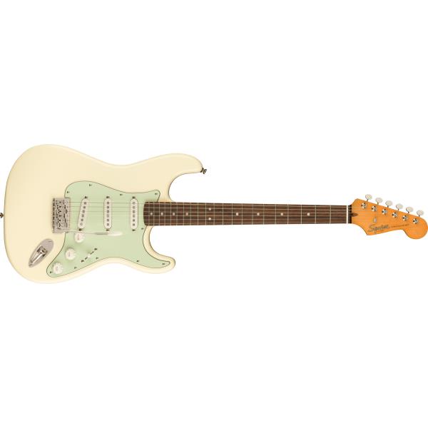 Squier-エレキギター
FSR Classic Vibe '60s Stratocaster®, Laurel Fingerboard, Mint Pickguard, Olympic White