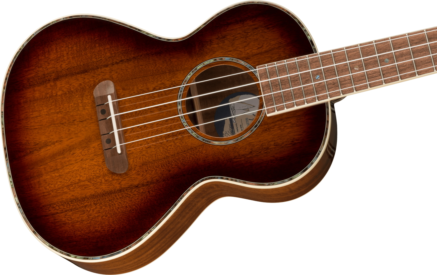 Montecito Tenor Ukulele, Walnut Fingerboard, Shaded Edge Burst追加画像 Montecito Tenor Ukulele, Walnut Fingerboard, Shaded Edge Burst追加画像