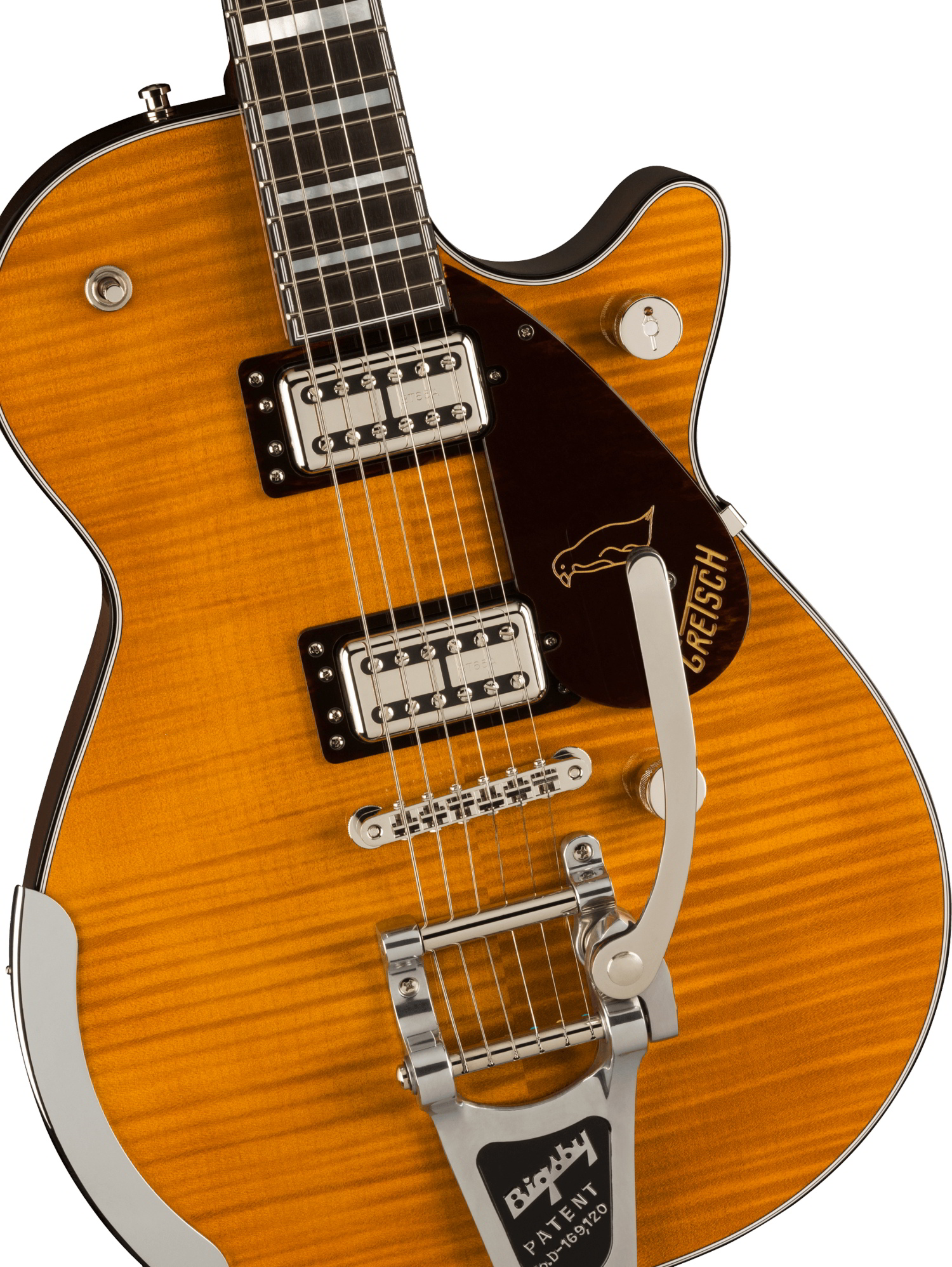 G6134TFM-NH Nigel Hendroff Signature Penguin™, Ebony Fingerboard, Amber Flame (Japan Market Only)追加画像 G6134TFM-NH Nigel Hendroff Signature Penguin™, Ebony Fingerboard, Amber Flame (Japan Market Only)追加画像