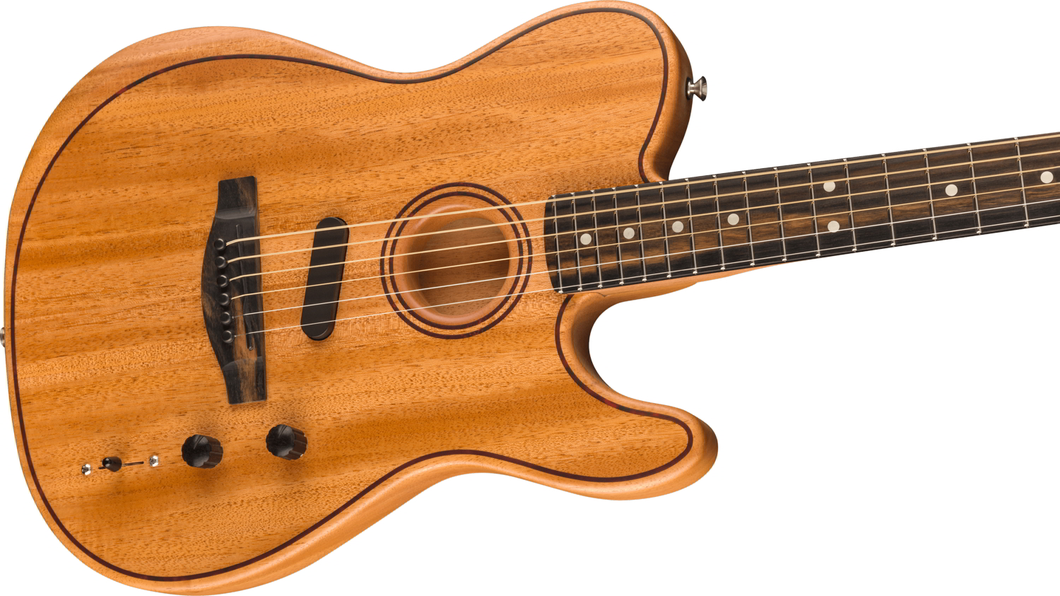 American Acoustasonic® Telecaster® All-Mahogany, Ebony Fingerboard, Natural追加画像 American Acoustasonic® Telecaster® All-Mahogany, Ebony Fingerboard, Natural追加画像