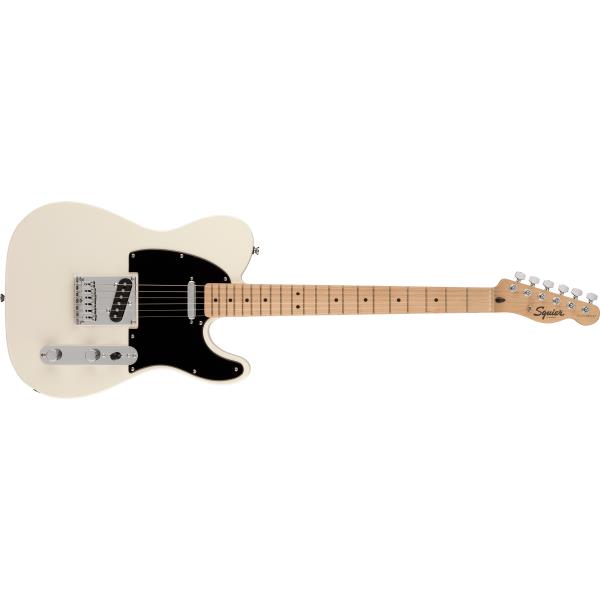 Squier-エレキギターFSR Bullet® Telecaster®, Maple Fingerboard, Black Pickguard, Olympic White