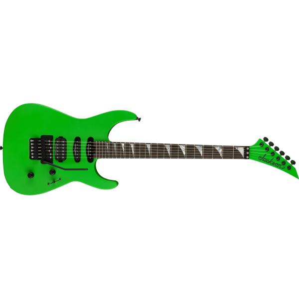 Jackson-エレキギターAmerican Series Soloist™ SL3, Ebony Fingerboard, Satin Slime Green