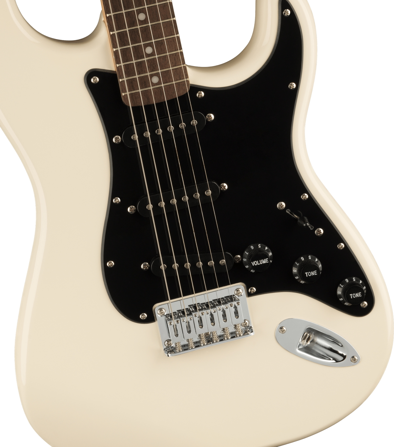 FSR Bullet® Stratocaster® HT, Laurel Fingerboard, Black Pickguard, Olympic White追加画像