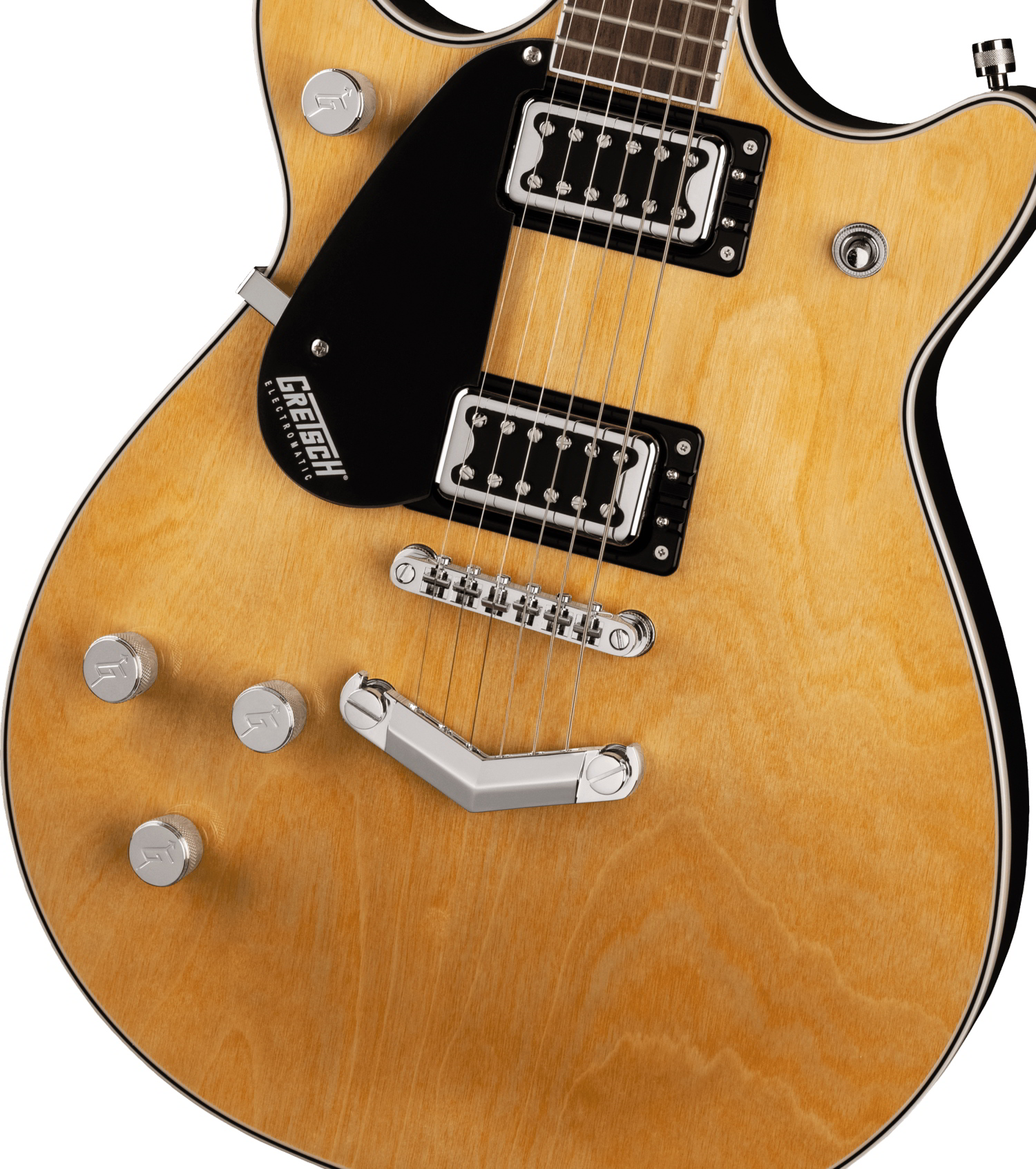 G5222LH Electromatic® Double Jet™ BT with V-Stoptail, Left-Handed, Laurel Fingerboard, Natural追加画像 G5222LH Electromatic® Double Jet™ BT with V-Stoptail, Left-Handed, Laurel Fingerboard, Natural追加画像