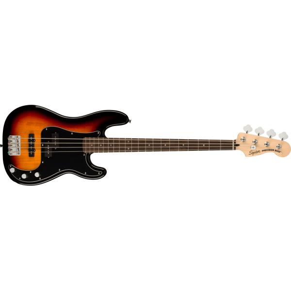 Squier-プレシジョンベースFSR Affinity Series™ Precision Bass® PJ, Laurel Fingerboard, Black Pickguard, 3-Color Sunburst