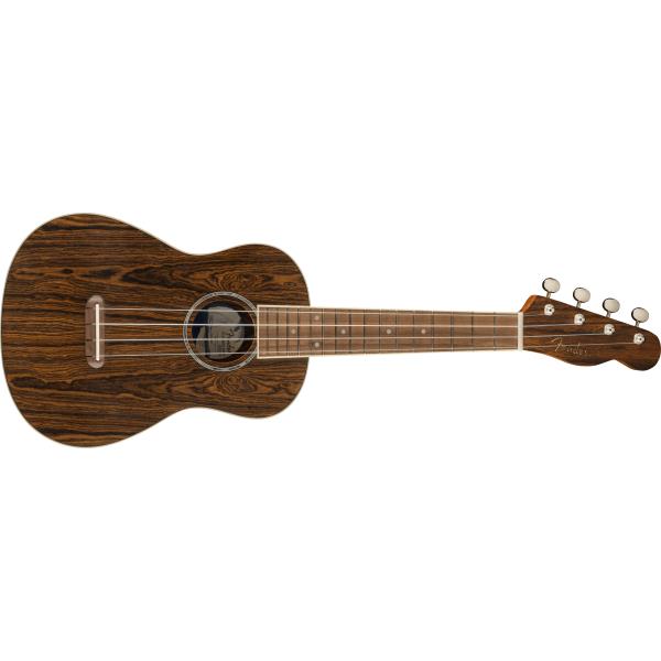 Fender-ウクレレZuma Exotic Concert Ukulele, Walnut Fingerboard, Bocote