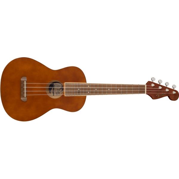 Fender-テナーウクレレAvalon Tenor Ukulele, Walnut Fingerboard, Natural